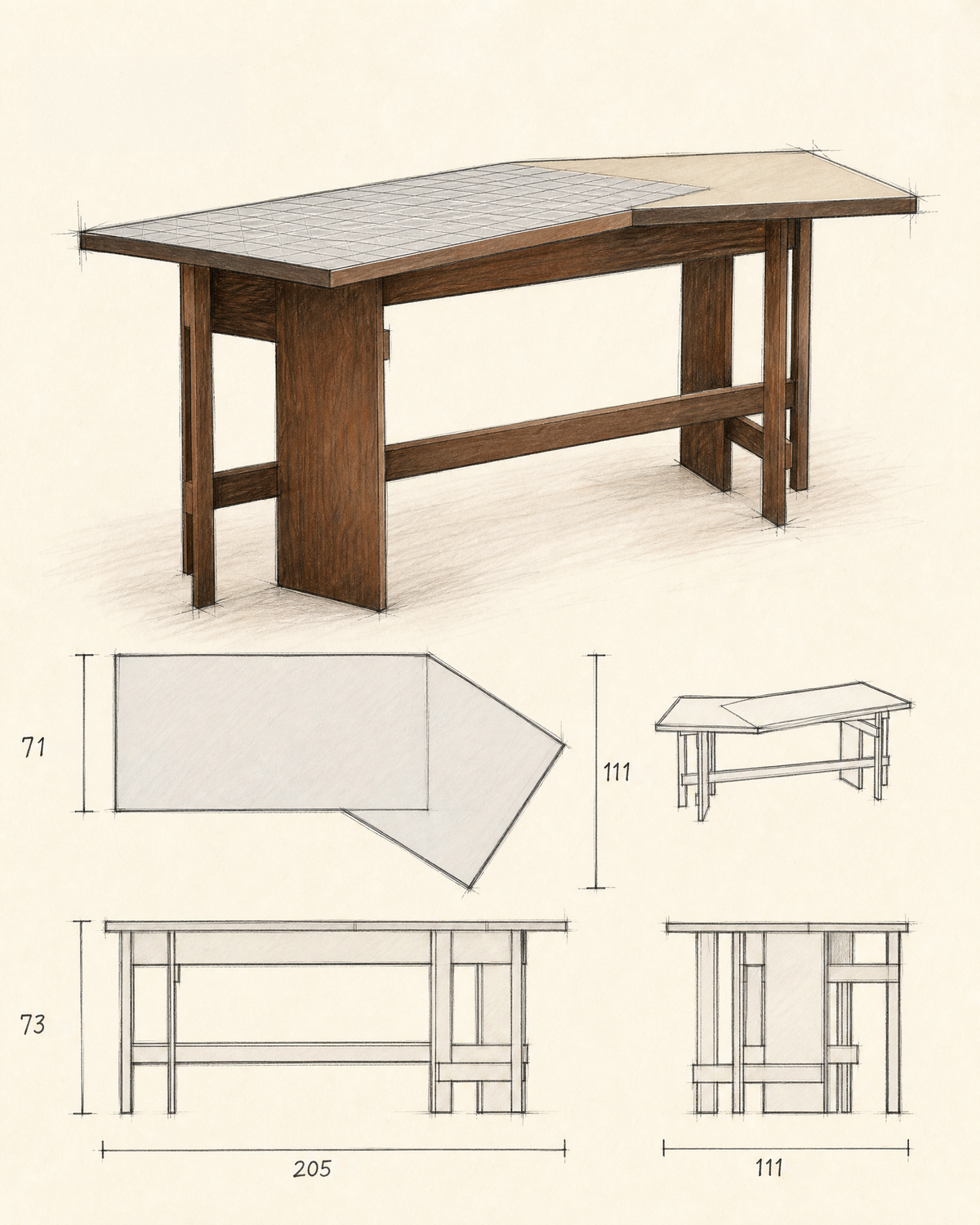 Islington Table-Desk